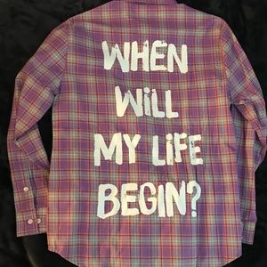 Cakeworthy Rapunzel Flannel - MEDIUM